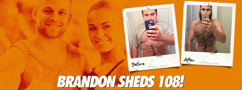 Brandon Solomon before and after shedding 108 pounds