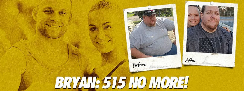 Bryan Henry before and after losing weight from 515 pounds