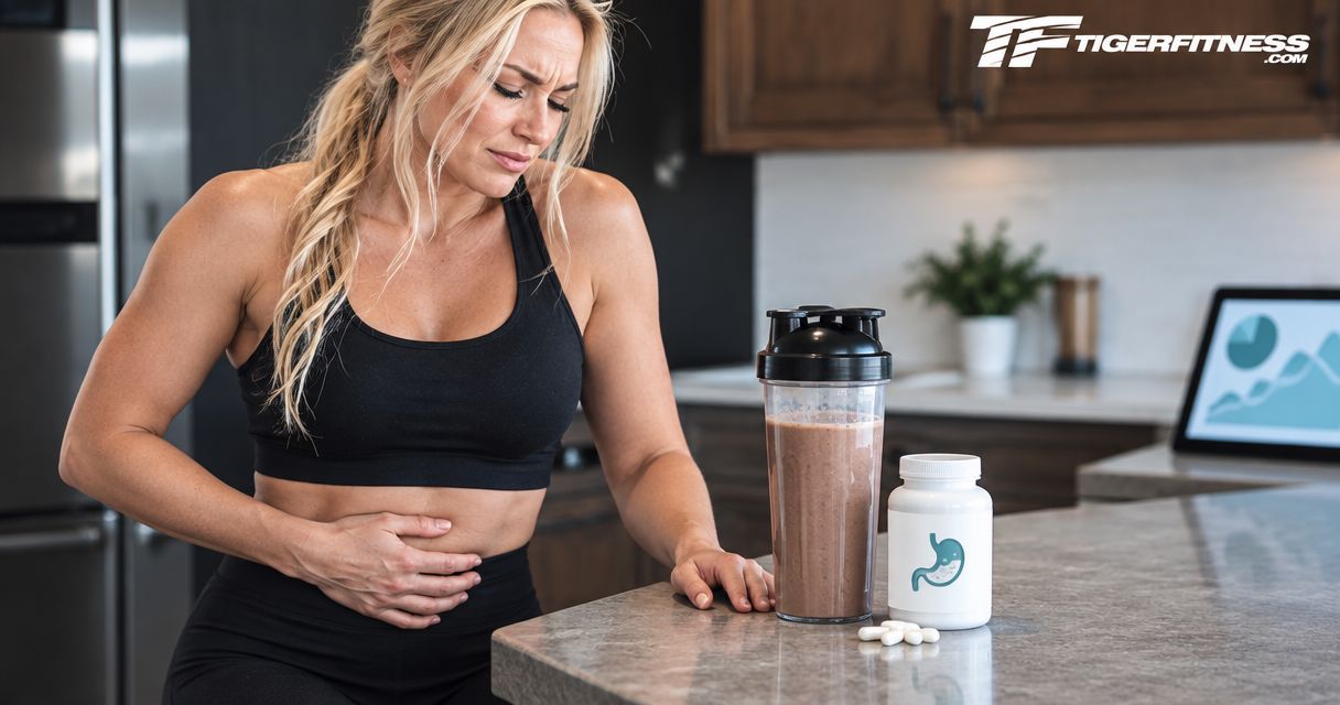 Can digestive enzymes help with bloating from protein shakes?