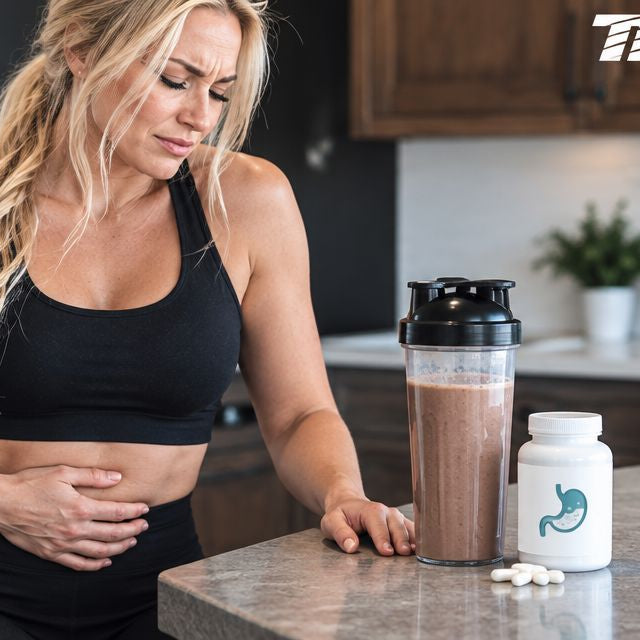 Can digestive enzymes help with bloating from protein shakes?
