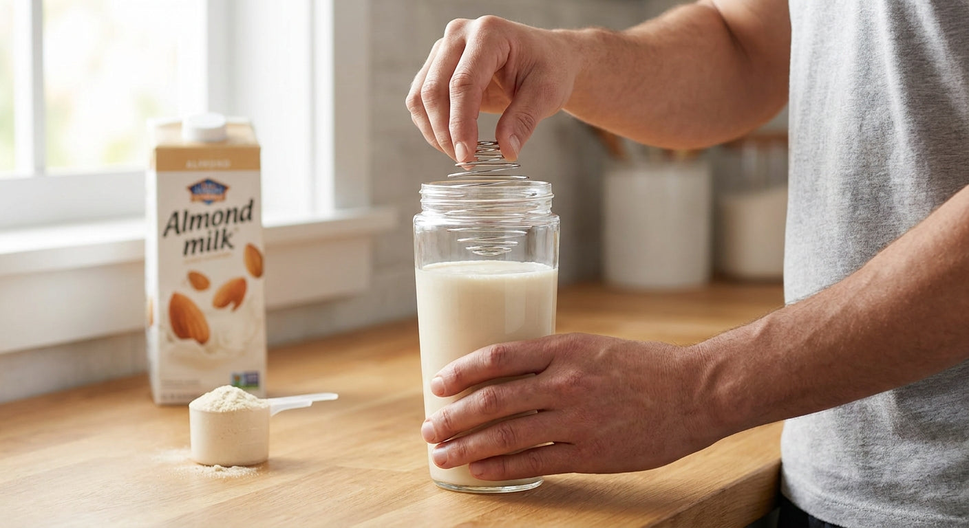 How to mix whey protein powder without clumps