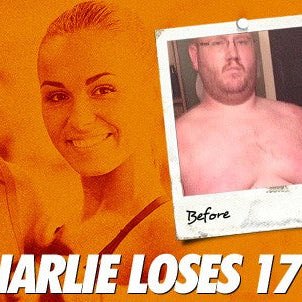 Charlie Crabtree before and after losing 171 pounds