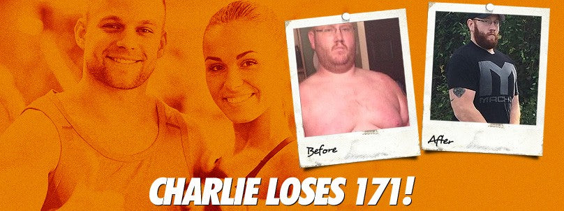 Charlie Crabtree before and after losing 171 pounds