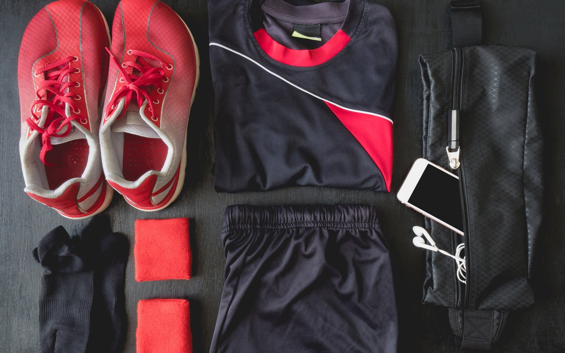Various activewear fabric materials for workout clothing