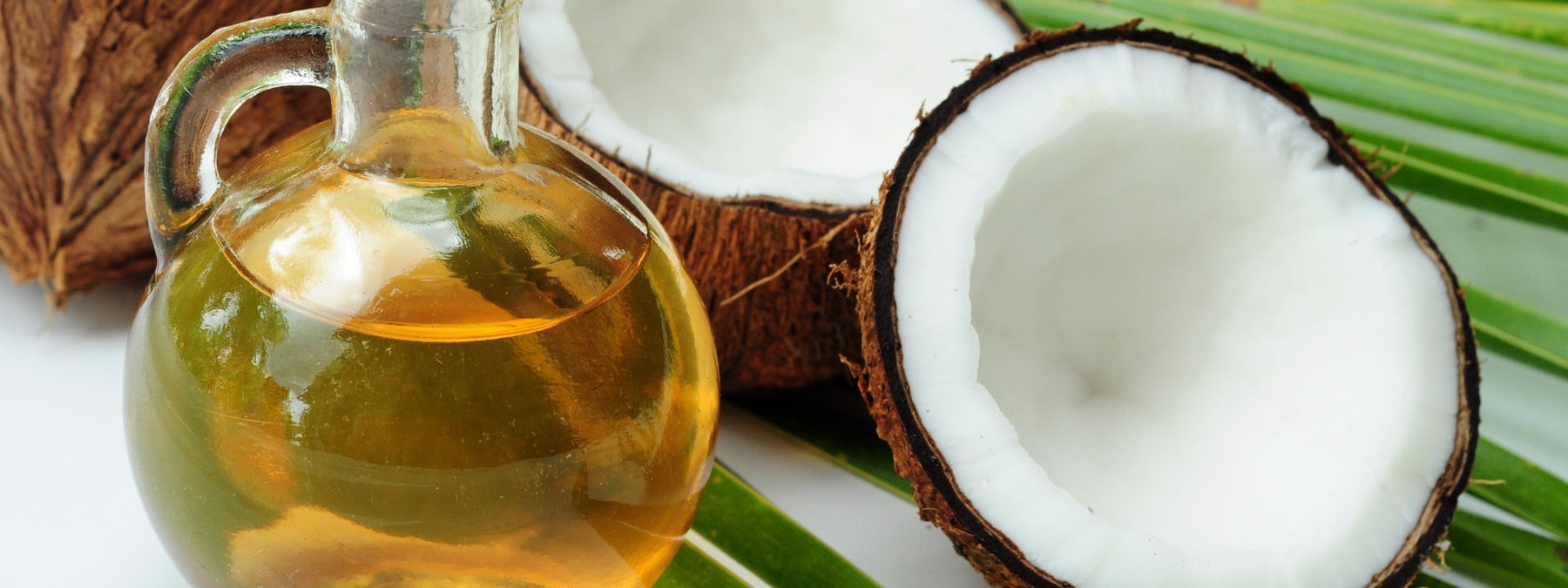 Coconut oil representing a food that boosts testosterone