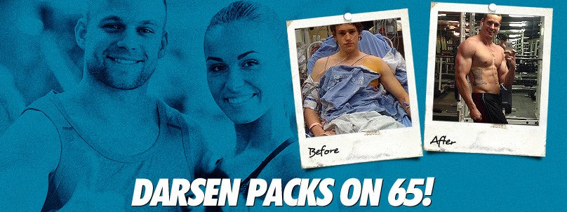 Darsen Ringling before and after his personal transformation