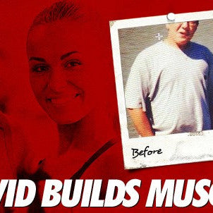 David Smith before and after changing his body composition