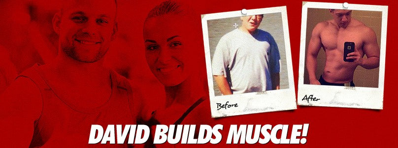 David Smith before and after changing his body composition