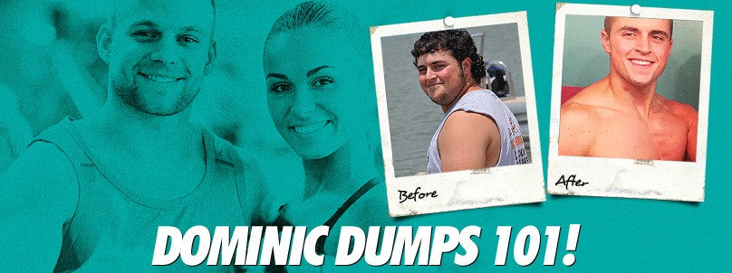 Dominic Savio before and after dumping 101 pounds