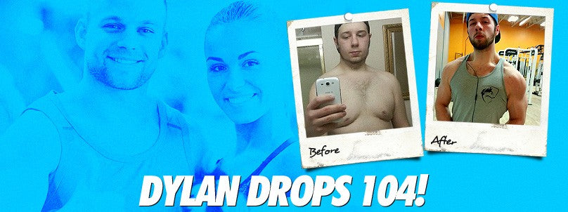 Dylan Meredyk before and after dropping 104 pounds