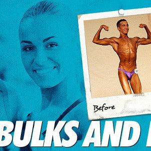 Dylan Dobosz before and after bulking and building muscle