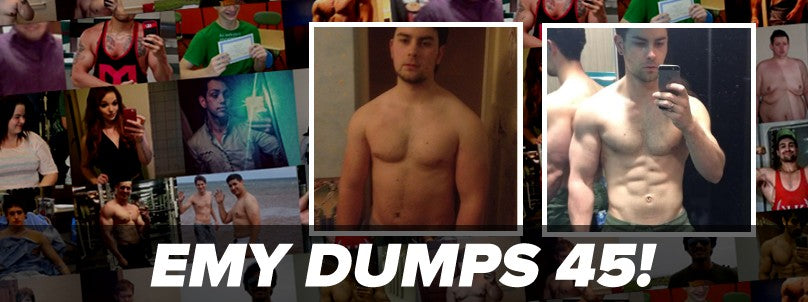 Emy Peibst before and after her fitness transformation