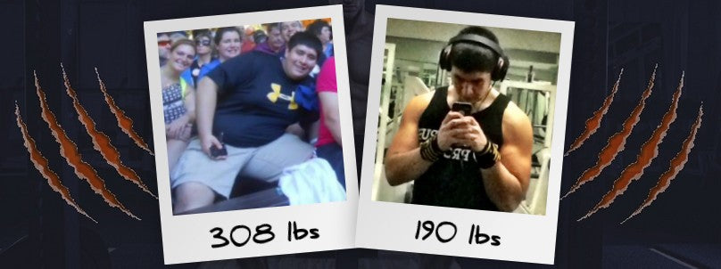 Overweight teen Erick Sandoval before and after getting jacked