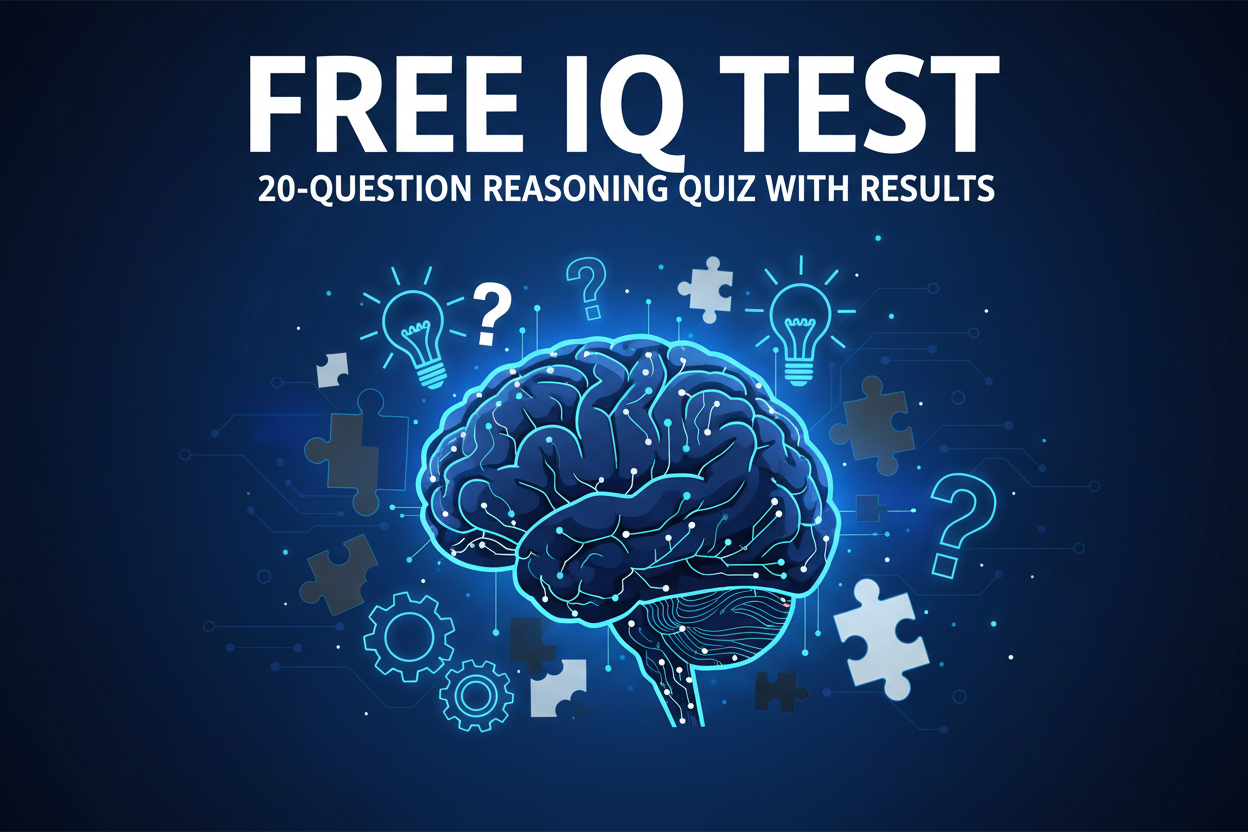 Free IQ Test: 20-Question Reasoning Quiz With Results