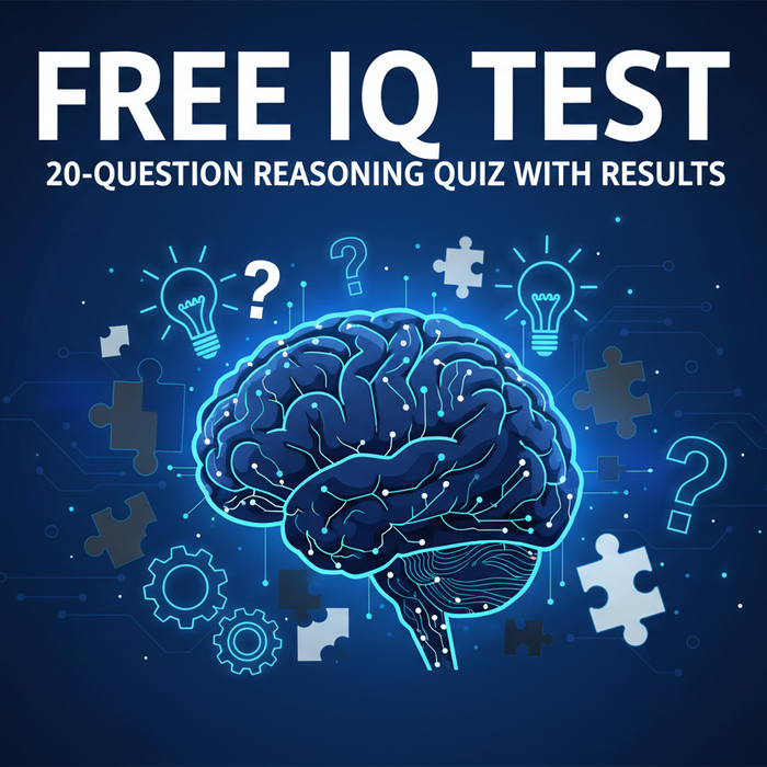 Free IQ Test: 20-Question Reasoning Quiz With Results