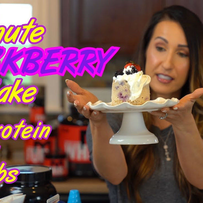 2-Minute Blackberry Mug Cake