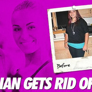 Gillian SanFilippo before and after losing 50 pounds