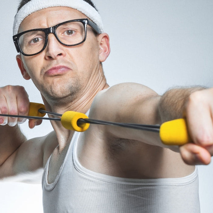 Gym scene illustrating common excuses for skipping workouts
