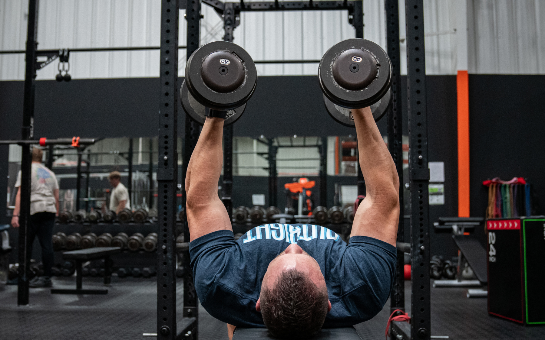 Hammer Grip Dumbbell Bench Press