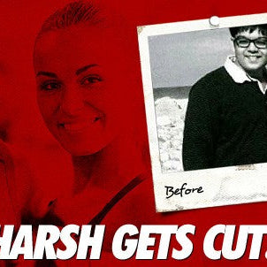 Harsh Nandu before and after dropping 55 pounds