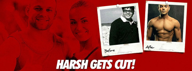 Harsh Nandu before and after dropping 55 pounds