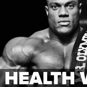 Bodybuilder Phil Heath winning the 2017 Mr. Olympia