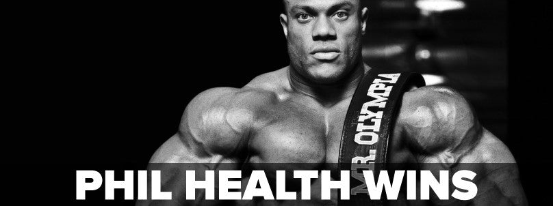 Bodybuilder Phil Heath winning the 2017 Mr. Olympia