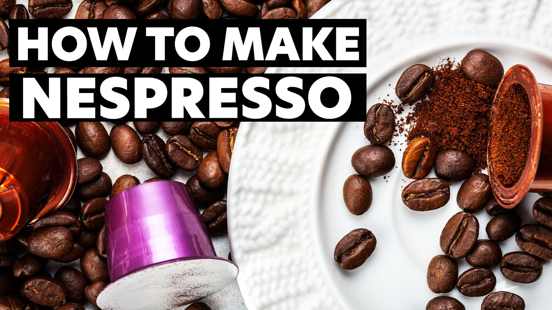 Nespresso coffee machine brewing the perfect cup