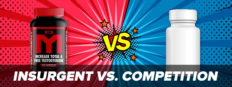 MTS Insurgent Test Booster - Ingredient Comparison vs. the Competition