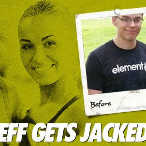 Jeff Jevnikar before and after getting shredded