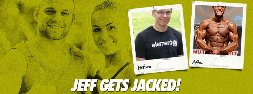 Jeff Jevnikar before and after getting shredded