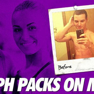 Joseph Schubert before and after packing on serious mass