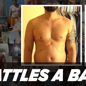 Josh O'Hara before and after building muscle despite liver health issues