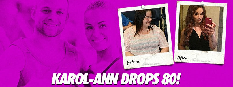 Karol-Ann Arseneault before and after losing 80 pounds