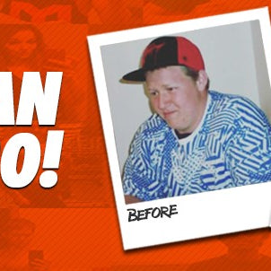 Keagan Richards before and after cutting 80 pounds