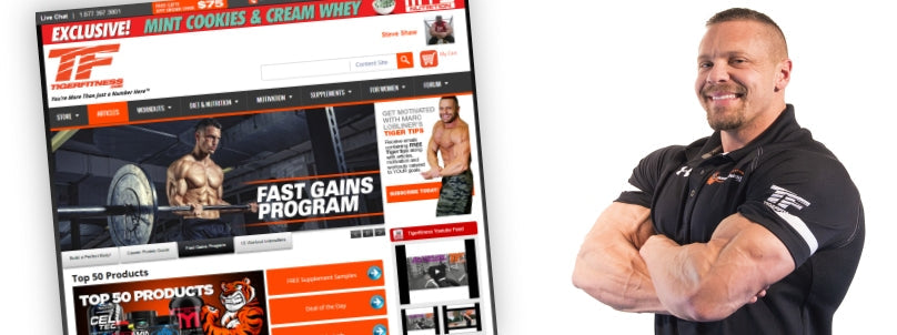 Marc Lobliner announcing the launch of the Tiger Fitness content site