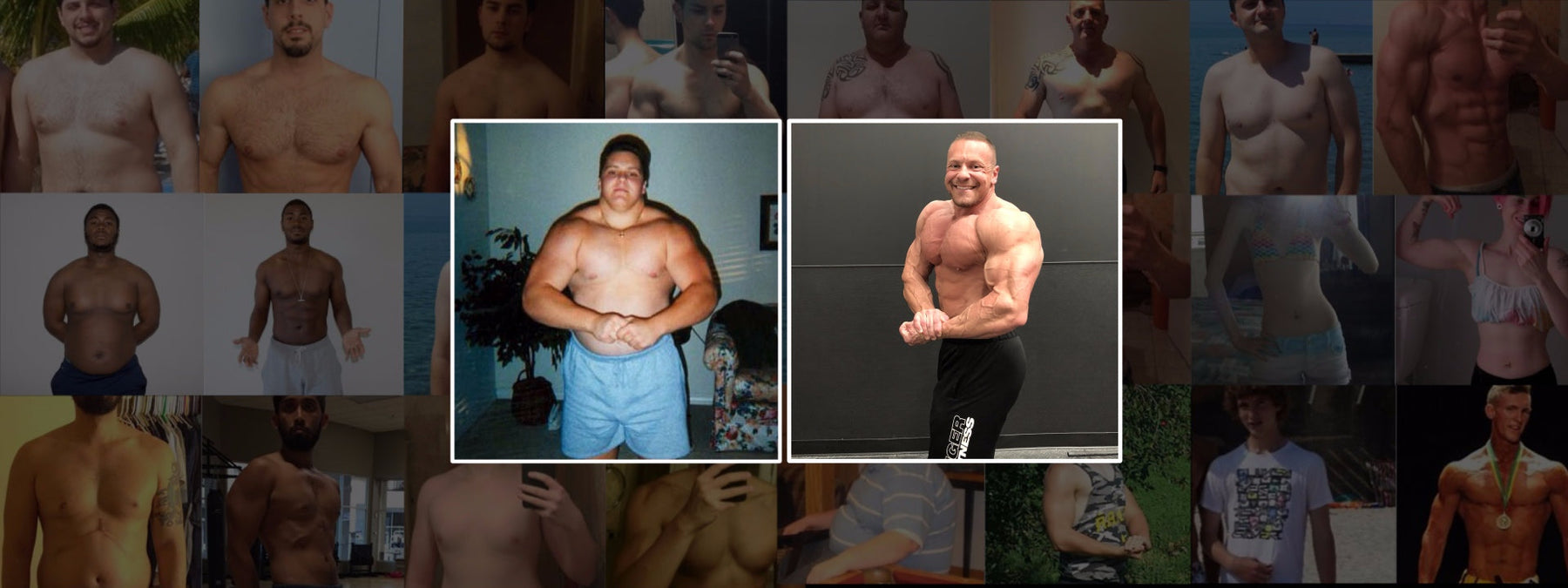 Marc Lobliner before and after his body transformation