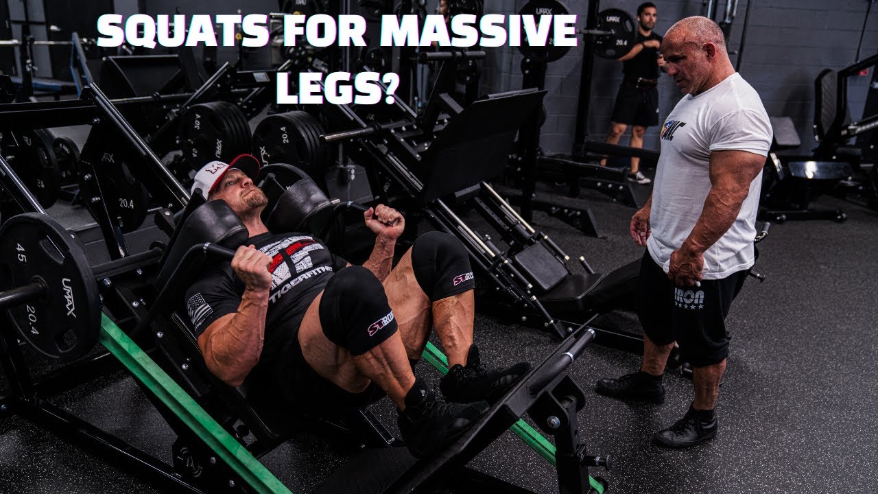 Bodybuilder Jose Raymond discussing squats for leg development