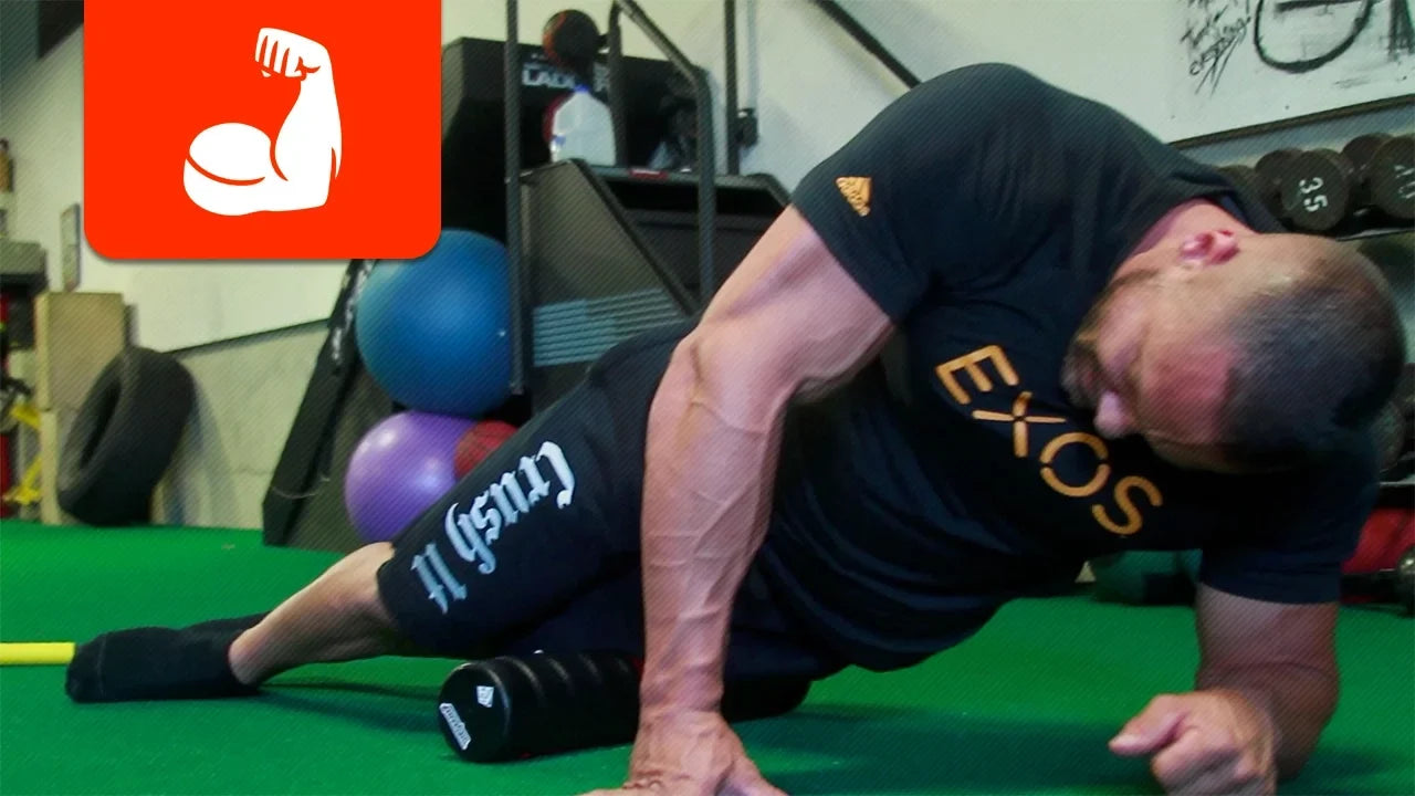 Athlete performing pillar and movement prep before a workout