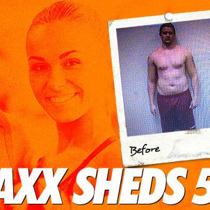 Maxx Amato before and after shedding 55 pounds in 17 months