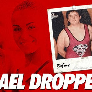 Michael Montalbano before and after dropping 70 pounds in a year