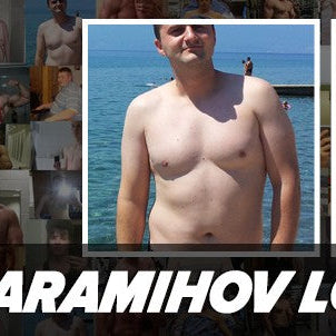 Mihail Karamihov before and after losing 114 pounds