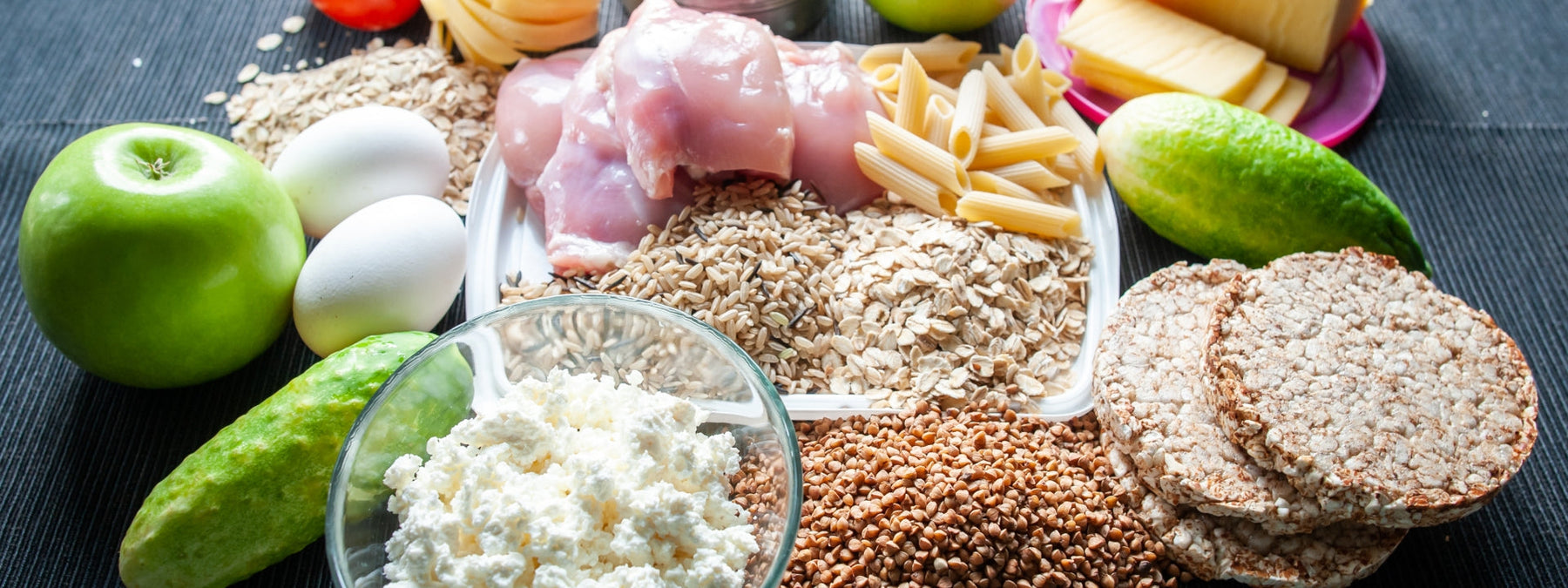 Healthy meal illustrating tips to make nutrition goals stick