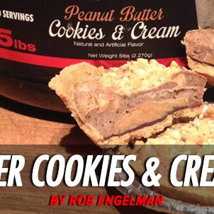 Healthy peanut butter cookies and cream mini-pies recipe