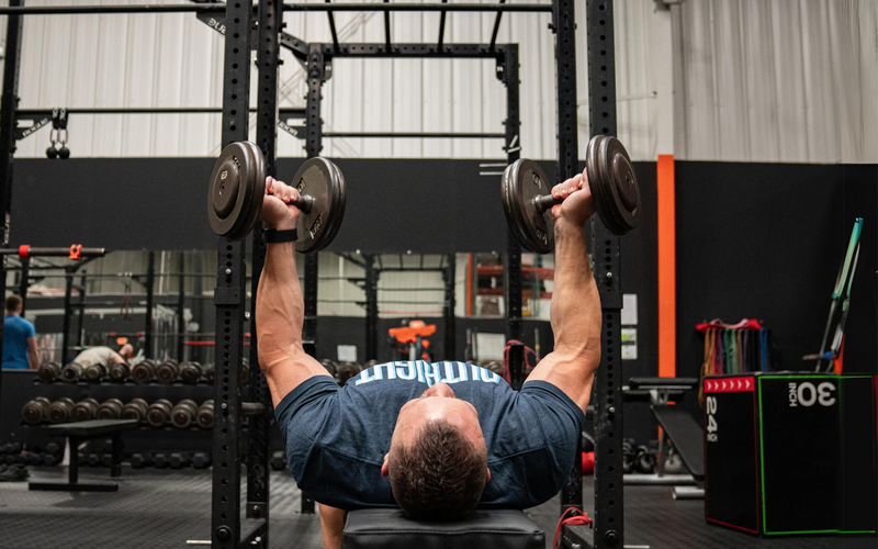 Reverse Grip Dumbbell Press