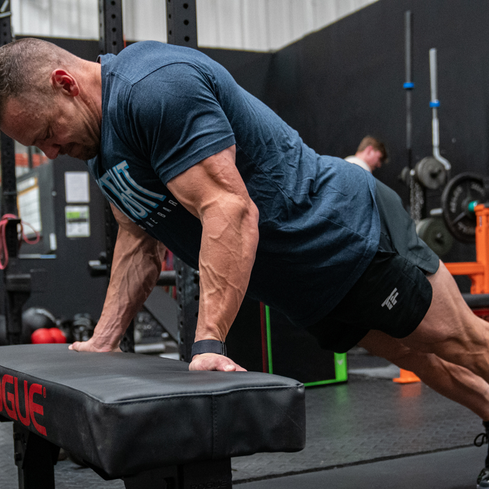 Reverse Grip Incline Push-ups