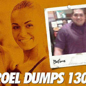 Roel Gomez before and after losing 130 pounds