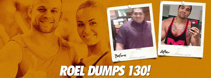 Roel Gomez before and after losing 130 pounds