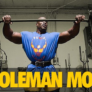 Bodybuilder Ronnie Coleman motivational quotes graphic