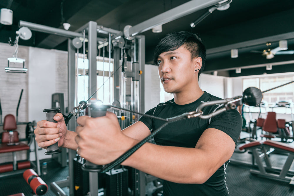 High Cable Chest Fly